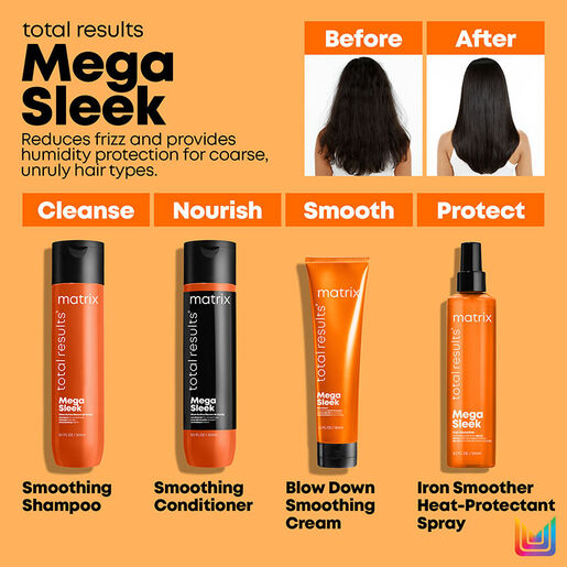 Matrix Total Results Mega Sleek Iron Smoother for Frizzy Hair